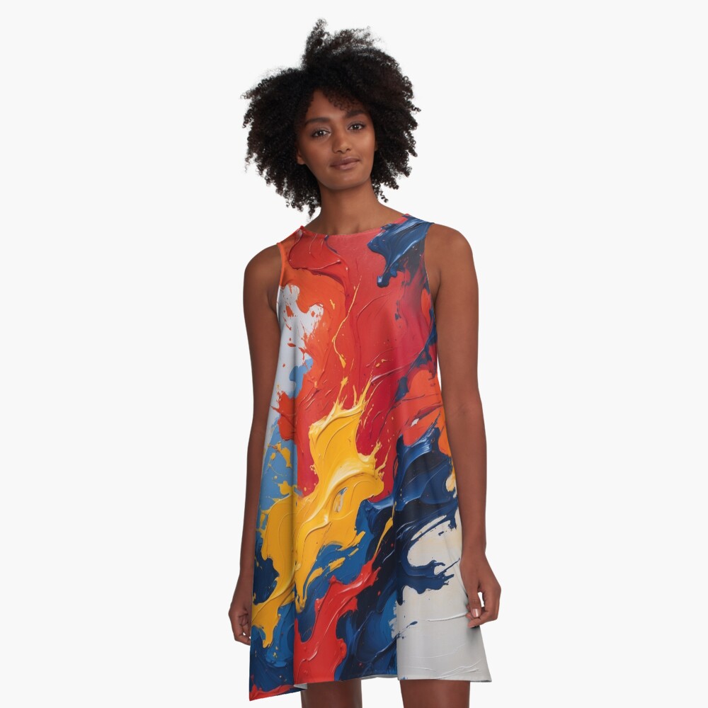 Item preview, A-Line Dress designed and sold by PixelsArtst.
