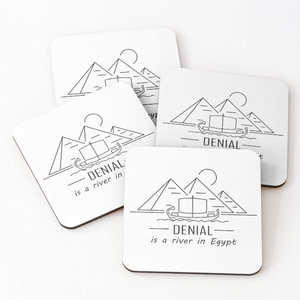 Item preview, Denial is a River in Egypt minimalist designed and sold by olivergraham.