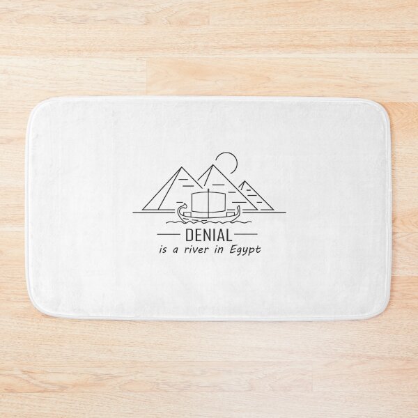 Item preview, Denial is a River in Egypt minimalist designed and sold by olivergraham.