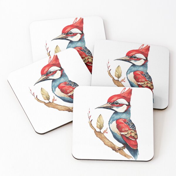 Item preview, Scarlet Crest Woodpecker designed and sold by TUT I Am.