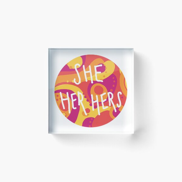 Item preview, She Pronouns 1 designed and sold by Hyladae's Art.