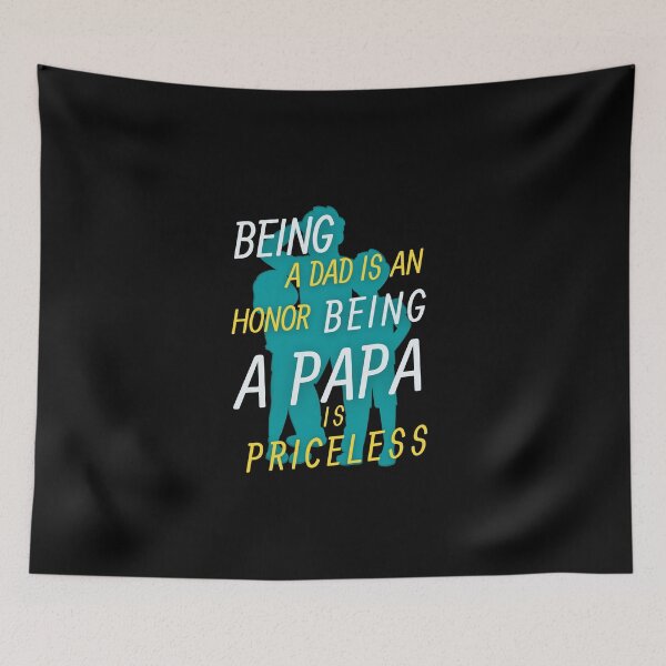 Item preview, Fatherhood Honor: Priceless Papa & Kids Art designed and sold by Zakrytos ★★★★★.