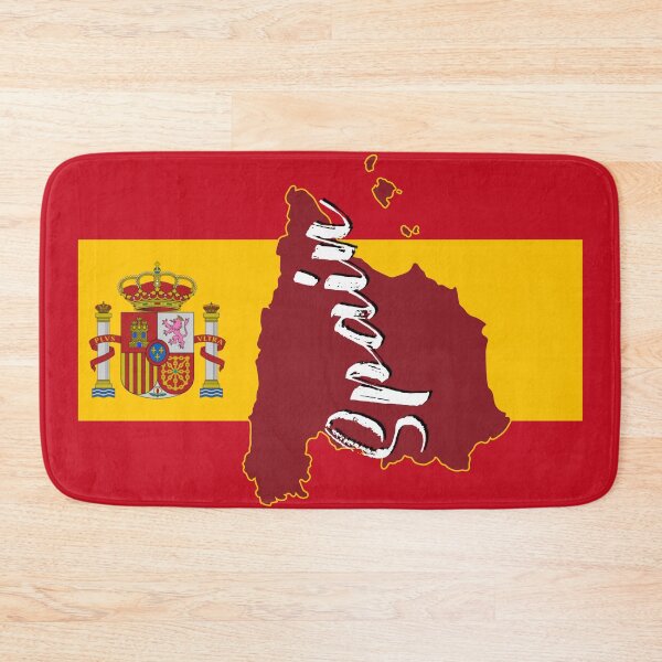 Item preview, Spain Flag, Spanish Patriot Pride, Spain Map Art Print, Spanish Flag Poster, Spain Map Spanish National Symbols, Spanish Heritage Gift designed and sold by emilypigou.