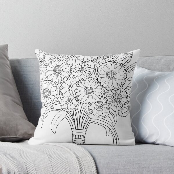 Item preview, Flower Design #61 Coloring Page Pattern  designed and sold by DavidColoring.