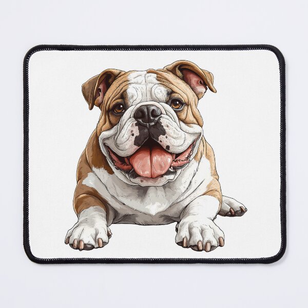 Item preview, Playful English Bulldog - cut out along the outlines 8 designed and sold by SteadyRolling.