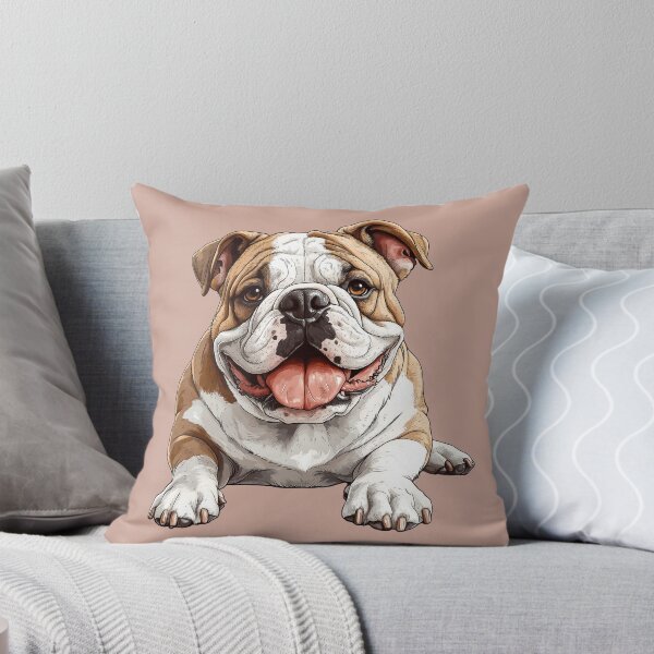 Item preview, Playful English Bulldog - cut out along the outlines 8 designed and sold by SteadyRolling.