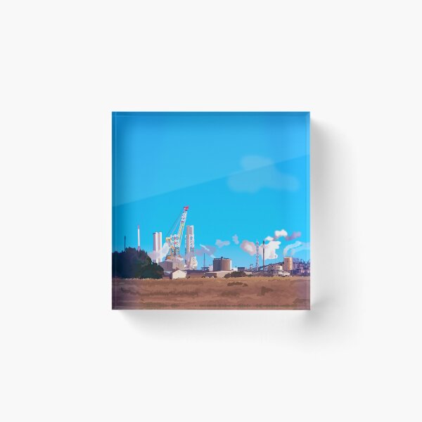 Item preview, Teesside industrial vista designed and sold by juliechicago.