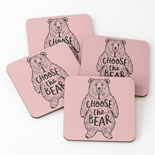Item preview, I Choose the Bear – Bold and Wild Bear Design designed and sold by Aredbox.