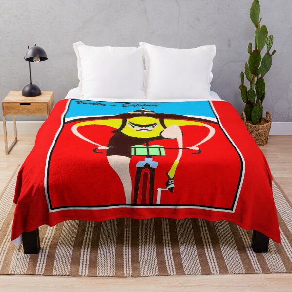 Item preview, VUELTA  A  ESPANA: Colorful Abstract Psychedelic Bicycle Racing Advertising  Print designed and sold by posterbobs.