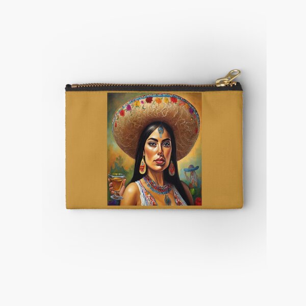 Item preview, Mexican Woman with Sombrero: Cultural Beauty in Art designed and sold by Artisticanvas.