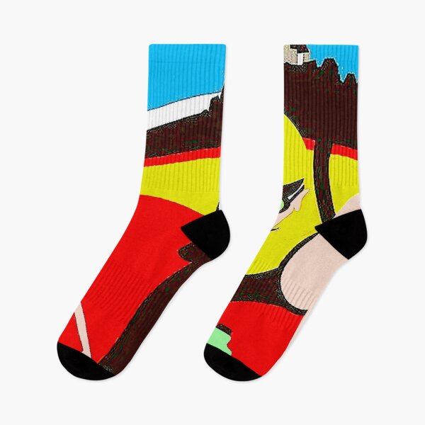 Item preview, VUELTA  A  ESPANA: Colorful Abstract Psychedelic Bicycle Racing Advertising  Print designed and sold by posterbobs.