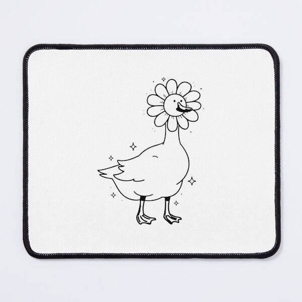 Item preview, Flower Head Goose Sticker designed and sold by Bebrowny.