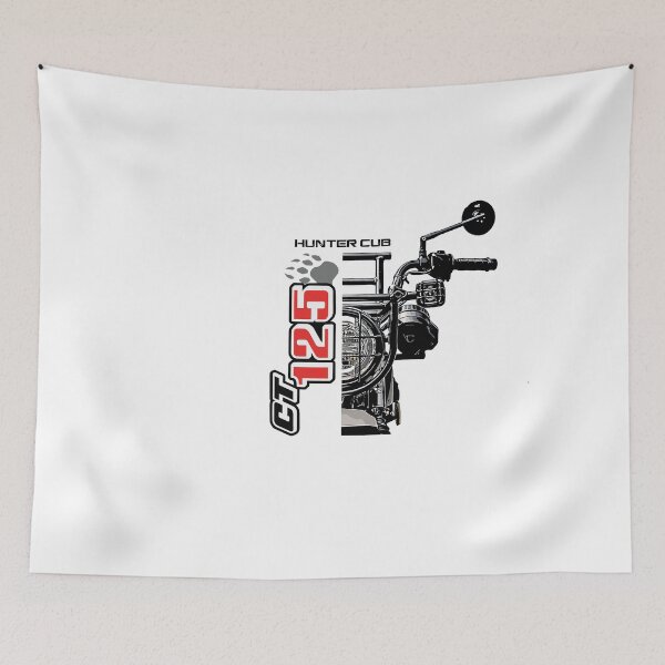 Item preview, Motorcycle honda hunter cub art designed and sold by sketchjuny.