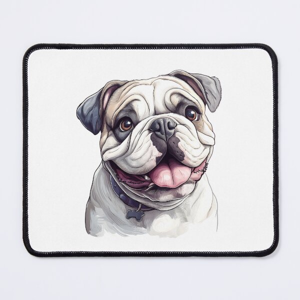 Item preview, Playful English Bulldog - cut out along the outlines 9 designed and sold by SteadyRolling.