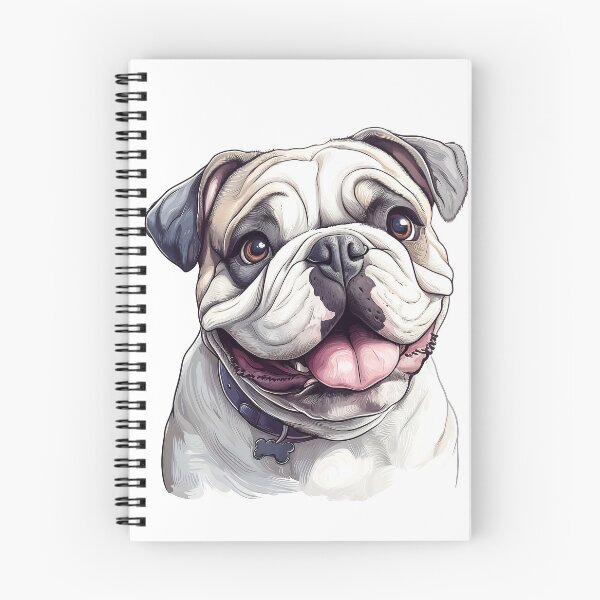 Item preview, Playful English Bulldog - cut out along the outlines 9 designed and sold by SteadyRolling.