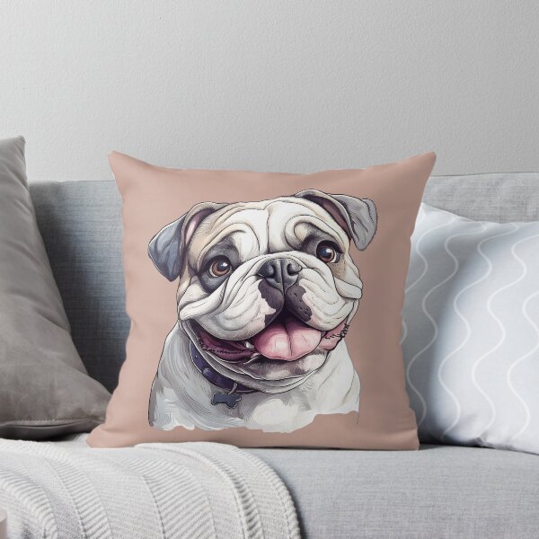 Item preview, Playful English Bulldog - cut out along the outlines 9 designed and sold by SteadyRolling.