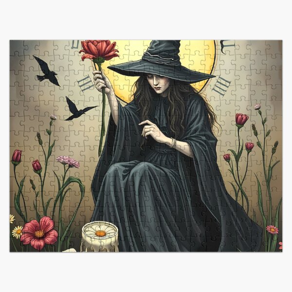 Artikel-Vorschau von The Witch of Time: Garden of Enchanted Blooms, designt und verkauft von printsseraph.