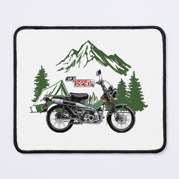 Item preview, Motorcycle honda hunter cub green art designed and sold by sketchjuny.