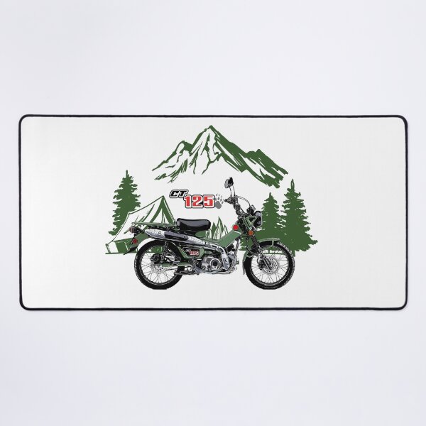 Item preview, Motorcycle honda hunter cub green art designed and sold by sketchjuny.