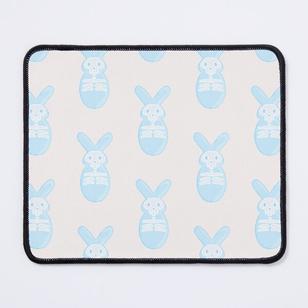 Item preview, Easter - Bunny Peep Pastel Blue White Skeleton designed and sold by Neon-Harvest.