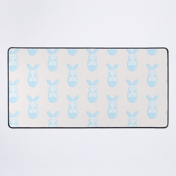 Item preview, Easter - Bunny Peep Pastel Blue White Skeleton designed and sold by Neon-Harvest.