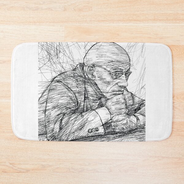 Item preview, MICHEL FOUCAULT ink portrait .2 designed and sold by lautir.