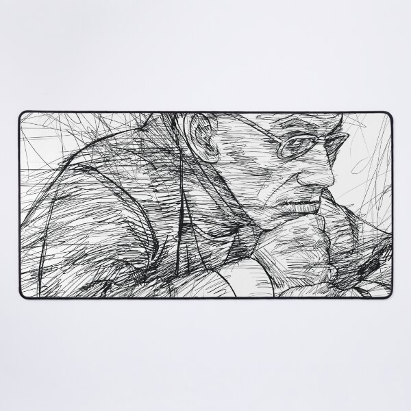 Item preview, MICHEL FOUCAULT ink portrait .2 designed and sold by lautir.