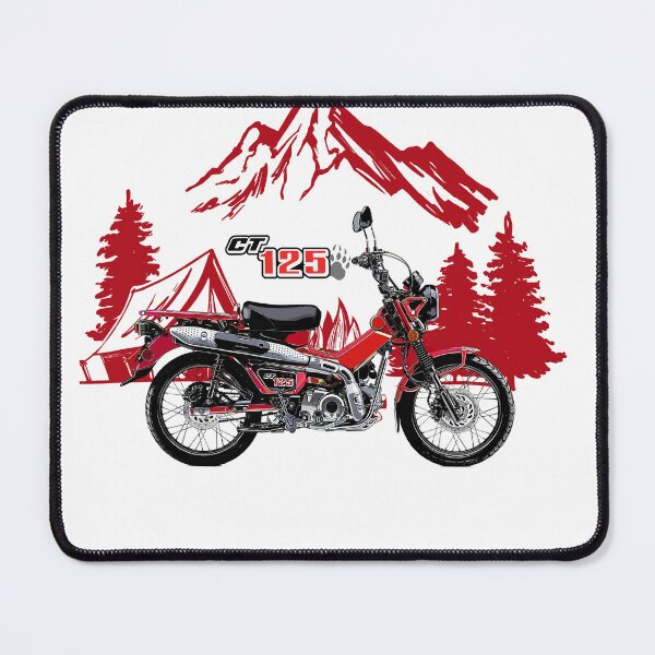 Item preview, Motorcycle honda hunter cub red art designed and sold by sketchjuny.