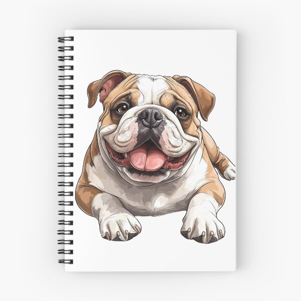 Item preview, Playful English Bulldog - cut out along the outlines 10 designed and sold by SteadyRolling.