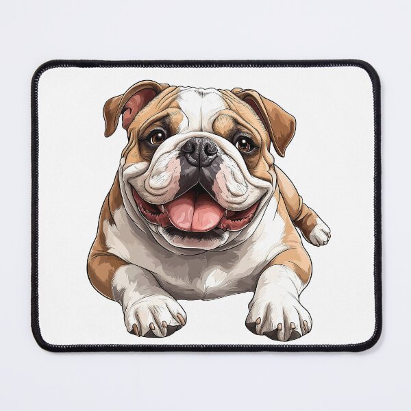 Item preview, Playful English Bulldog - cut out along the outlines 10 designed and sold by SteadyRolling.
