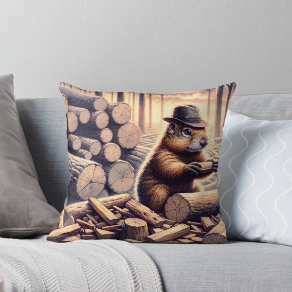 Item preview, Funny Forest Beaver designed and sold by M-Y-A-R-T-.