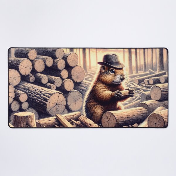 Item preview, Funny Forest Beaver designed and sold by M-Y-A-R-T-.