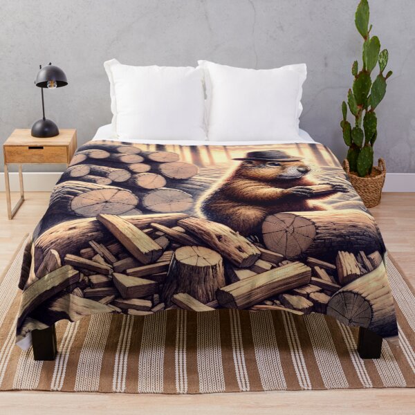 Item preview, Funny Forest Beaver designed and sold by M-Y-A-R-T-.