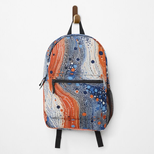 Item preview, Aboriginal Inspired Dot Art - Wavy Lava Streams designed and sold by GrinGalore.