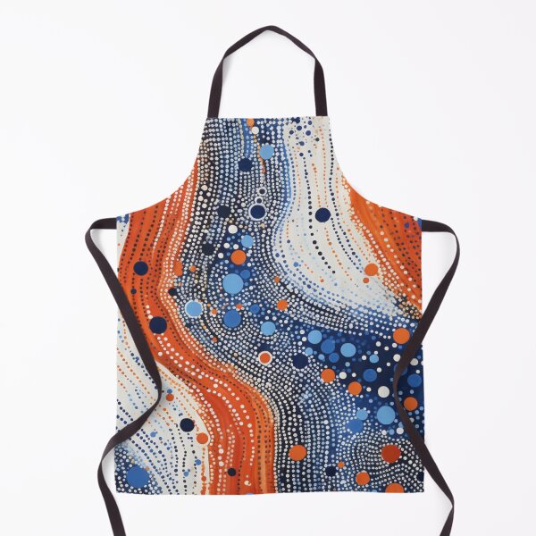 Item preview, Aboriginal Inspired Dot Art - Wavy Lava Streams designed and sold by GrinGalore.