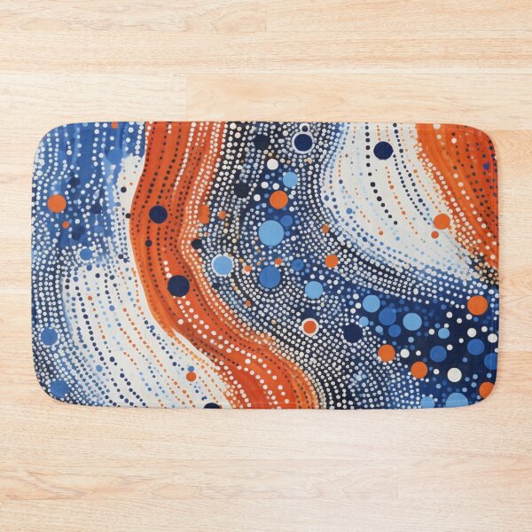 Item preview, Aboriginal Inspired Dot Art - Wavy Lava Streams designed and sold by GrinGalore.