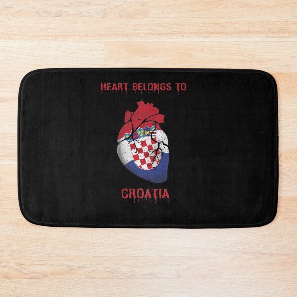Aperçu de l'œuvre Le cœur appartient à la Croatie créée et vendue par crazygingercat.