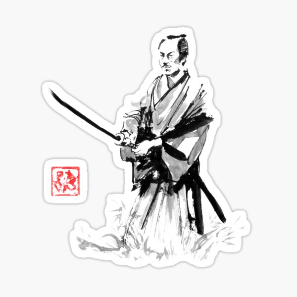 Aperçu de l'œuvre samurai in the field créée et vendue par pechane.