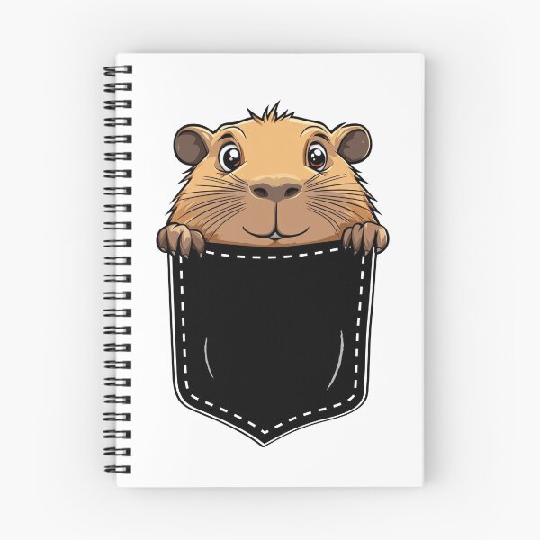 Item preview, Peeking Capybara | T-Shirt designed and sold by NicolasGlowArt.