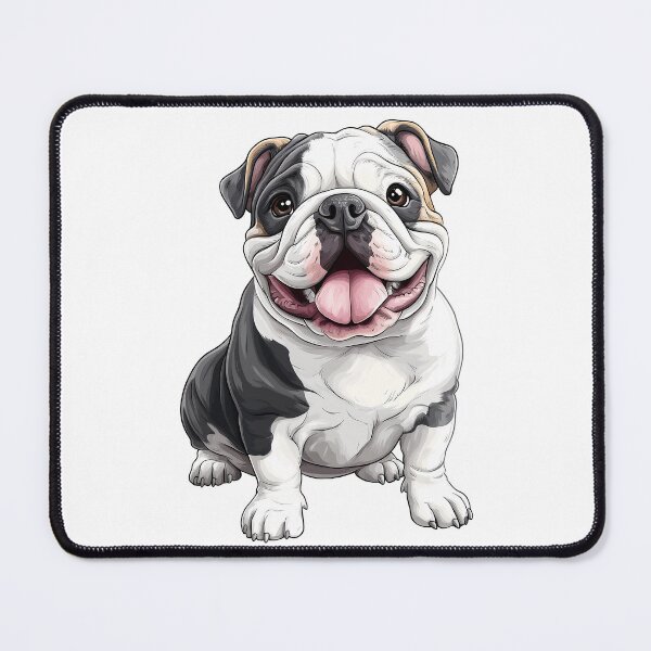 Item preview, Playful English Bulldog - cut out along the outlines 11 designed and sold by SteadyRolling.