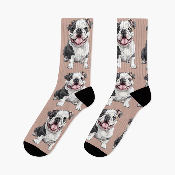 Item preview, Playful English Bulldog - cut out along the outlines 11 designed and sold by SteadyRolling.