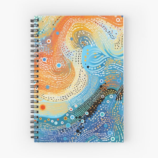 Item preview, Aboriginal Inspired Dot Art - Beach designed and sold by GrinGalore.