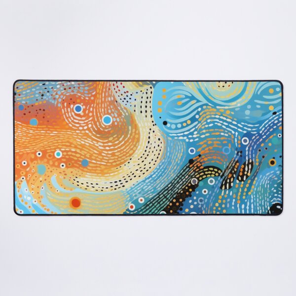 Item preview, Aboriginal Inspired Dot Art - Beach designed and sold by GrinGalore.