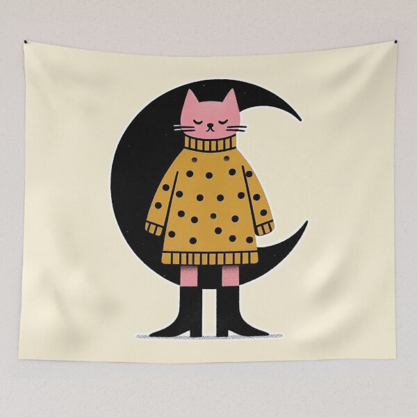 Item preview, Moonlit Cat in Style designed and sold by zzz888.