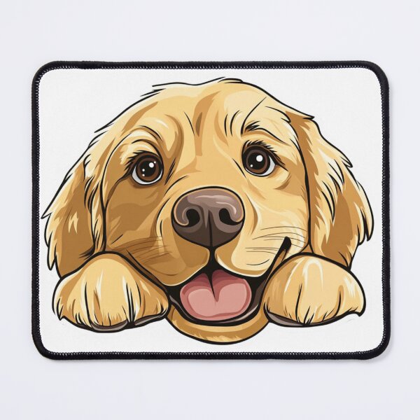 Item preview, Golden Retriever Peeking | T-Shirt designed and sold by NicolasGlowArt.