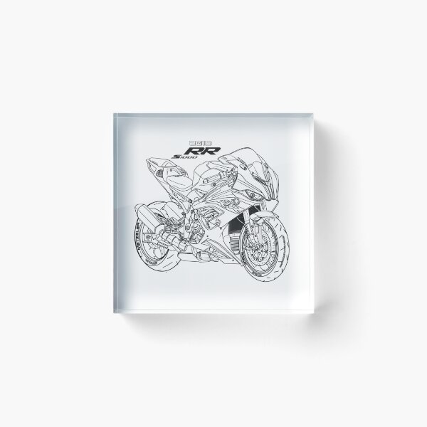 Item preview, motorcycle S1000RR 3nd line art designed and sold by sketchjuny.