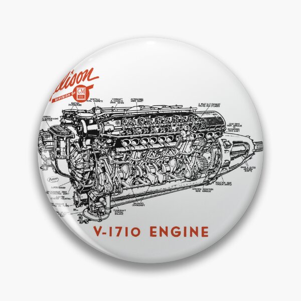 Item preview, Allison V-1710 Engine Poster designed and sold by MidniteTraffic.