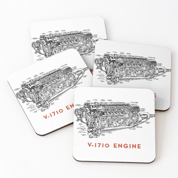 Item preview, Allison V-1710 Engine Poster designed and sold by MidniteTraffic.