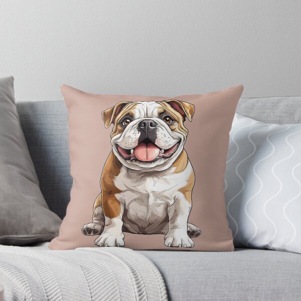 Item preview, Playful English Bulldog - cut out along the outlines 12 designed and sold by SteadyRolling.