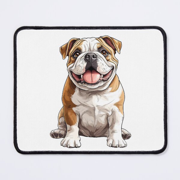 Item preview, Playful English Bulldog - cut out along the outlines 12 designed and sold by SteadyRolling.